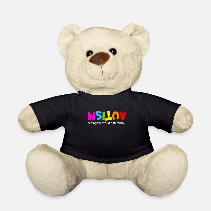Autism Awareness Day Autism Autist Be different - Teddy Bear - black