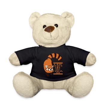 Red Panda - J'aime vraiment les pandas rouges, ok! - Nounours - noir - Devant