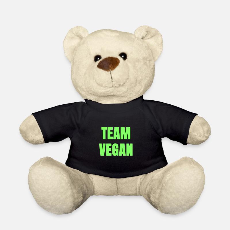 team vegan - Teddy - Schwarz