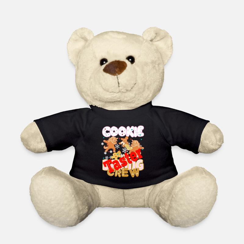 Cookie Baking Crew Taster - Plätzchenbäcker-Team - Teddy - Schwarz
