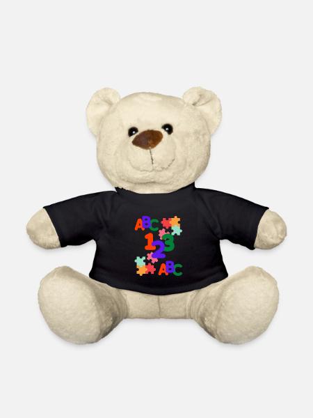 ABC - Teddy Bear - black