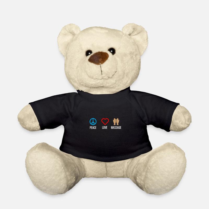 Massage d'amour de paix 2 - Nounours - noir