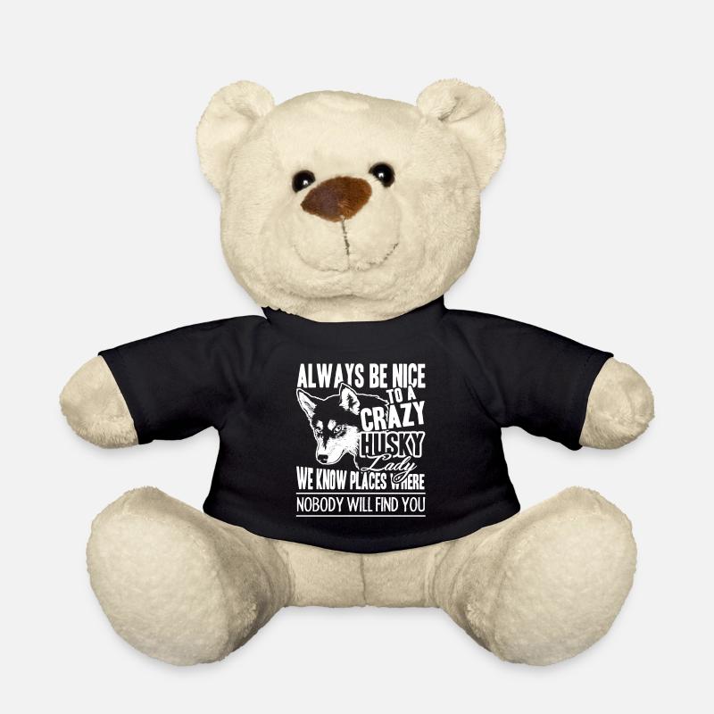 Husky Crazy Husky Lady - Nounours - noir
