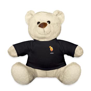 Aperoliker Sprizz Alkohol Sommergetränk JGA - Teddy - Schwarz - Vorne