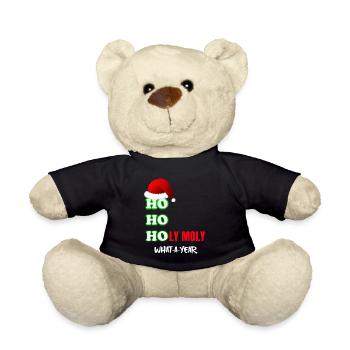 Weihnachten Weihnachten Weihnachten Weihnachten - Teddy - Schwarz - Vorne