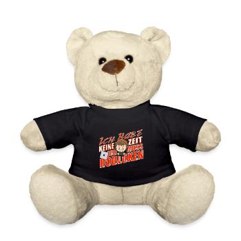 ICH HABE KEINE ZEIT ICH MUSS ROBLOXEN - Teddy - Schwarz - Vorne