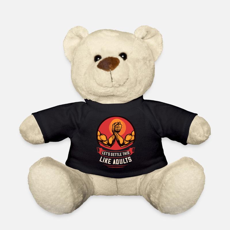 Bras de fer bras de fer bras de fer lutteur bras - Nounours - noir