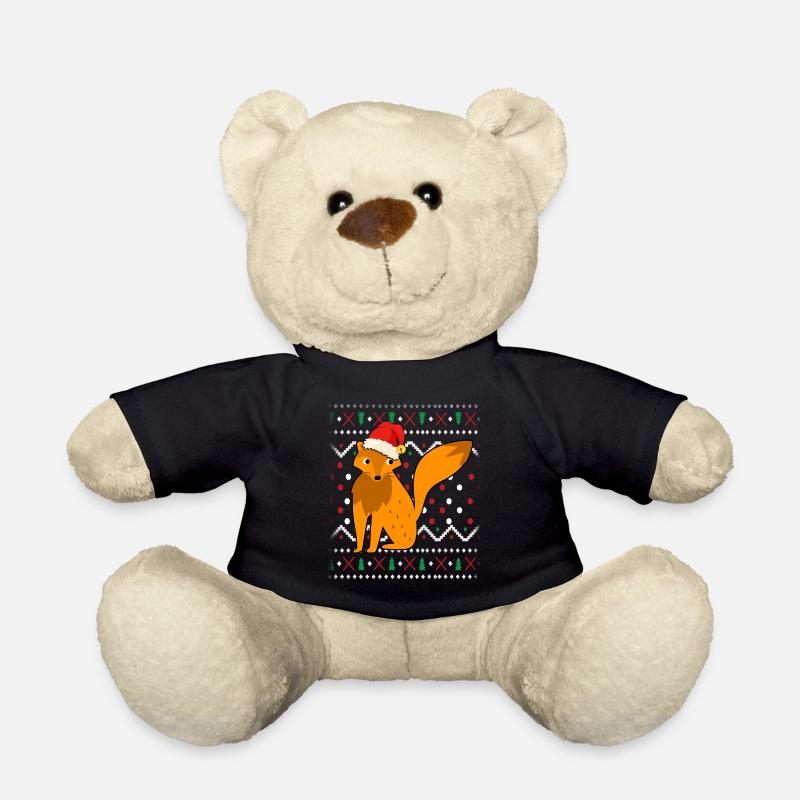 Fuchs Ugly Christmas - Teddy - Schwarz