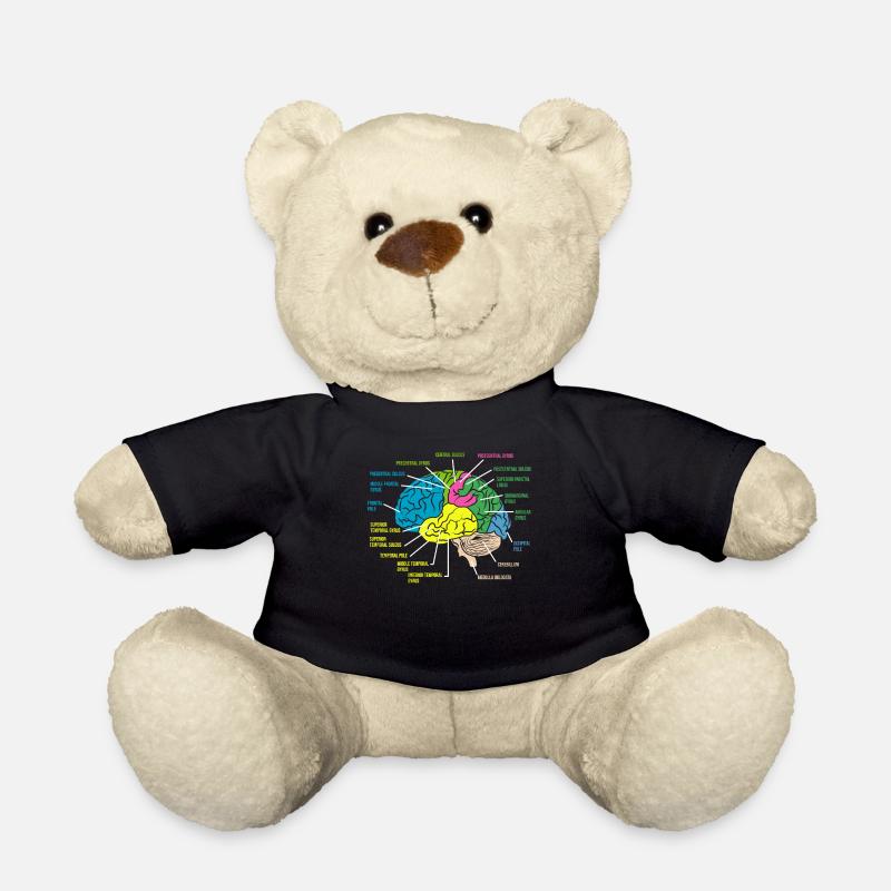 Anatomie du psychologue - Nounours - noir