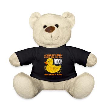Canard animal - Nounours - noir - Devant