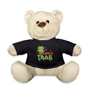 Rock N Troll Rock'N'Roll Troll - Teddy - Schwarz - Vorne