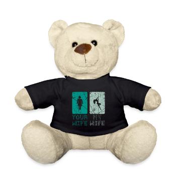 Pole dance wife - Teddy Bear - black - Front