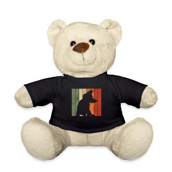 French Bulldog Gift French Bulldog - Teddy Bear - black - Front