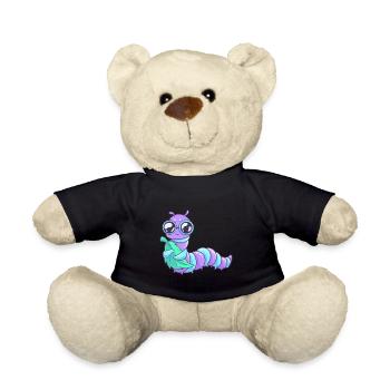 Raupe Schmetterling - Teddy - Schwarz - Vorne