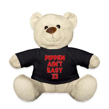 Actually Pippen Ain't Easy For Everyone Fun Gift - Teddy Bear - black - Front