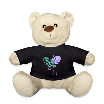 Illustration artistique de plantes - Nounours - noir - Devant