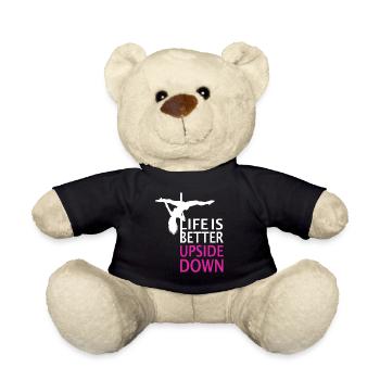 Poledance X-Pole Stangen Pole Dance Geschenk - Teddy - Schwarz - Vorne