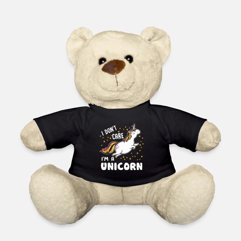 Einhorn Ich bin ein Einhorn - Teddy - Schwarz