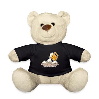 Berge und Bier - Teddy - Schwarz - Vorne