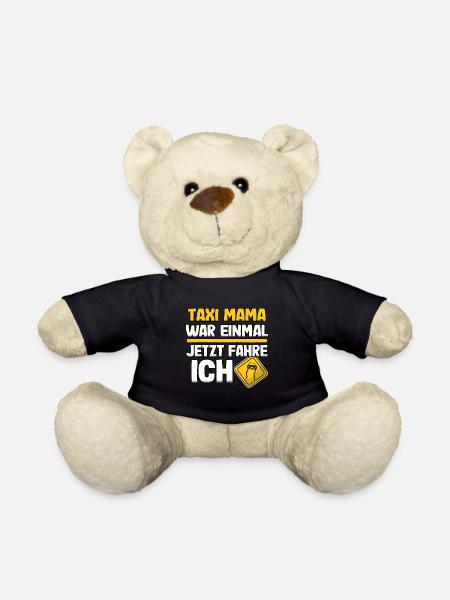 Führerschein Bestanden Geschenk Taxi Mama Lustig - Teddy - Schwarz