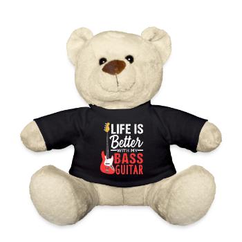 Bassgitarre E-Bass Leben - Teddy - Schwarz - Vorne