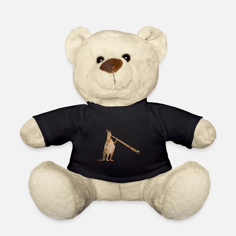 Didgeridoo Känguru - Teddy - Schwarz