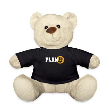 Bitcoin Plan B Kryptowährung BTC Für Bitcoin Fan - Teddy - Schwarz - Vorne