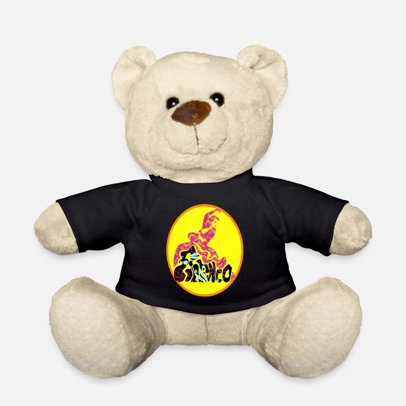 Flamenco Blumentänzer und Wort - Teddy - Schwarz