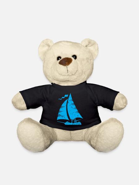 segeln Segelboot Design blau - Teddy - Schwarz