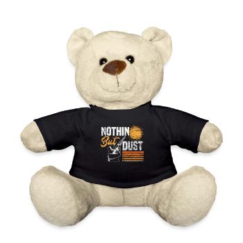 Tontaubenschießen Staub Geschenk - Teddy - Schwarz - Vorne