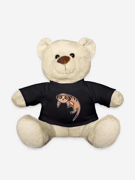 Erdmännchen - Teddy - Schwarz