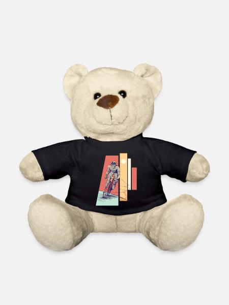 Racing bike rider - Teddy Bear - black