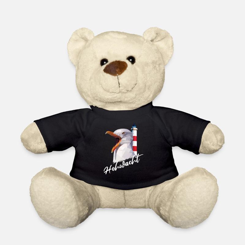 Hohwacht Ostsee Küste Strand Geschenk Souvenir - Teddy - Schwarz