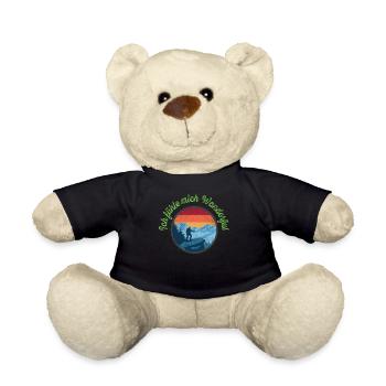 Ich fühle mich Wanderful - Teddy - Schwarz - Vorne