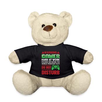 Gamer Gamer Funny DNA - Nounours - noir - Devant