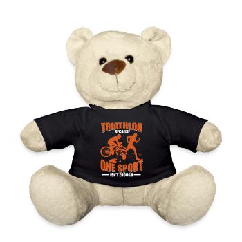 Triathlon - Teddy Bear - black - Front