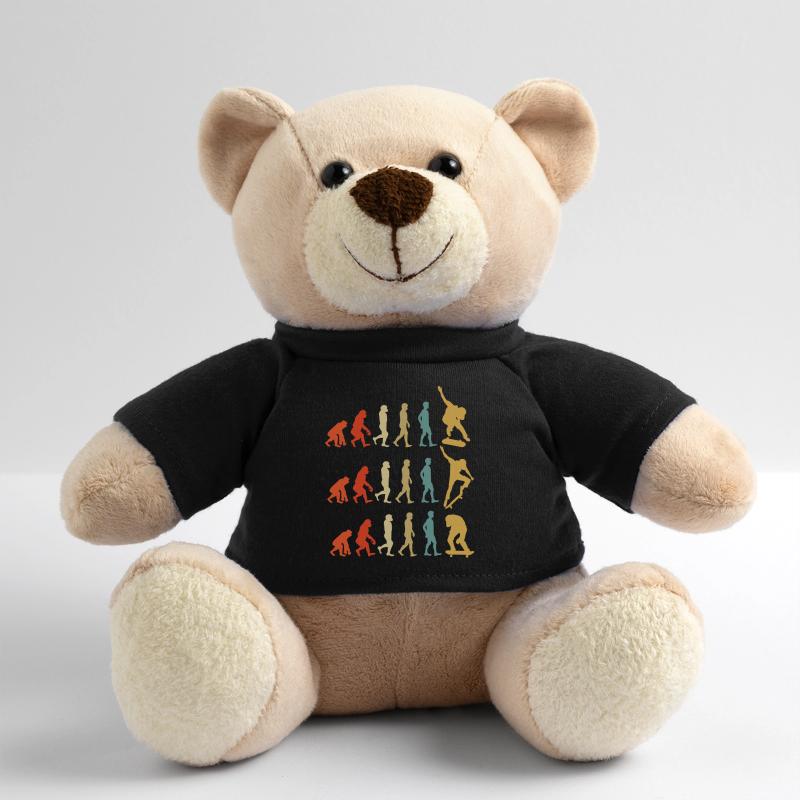 Skateboard Evolution Geschenk Teddy