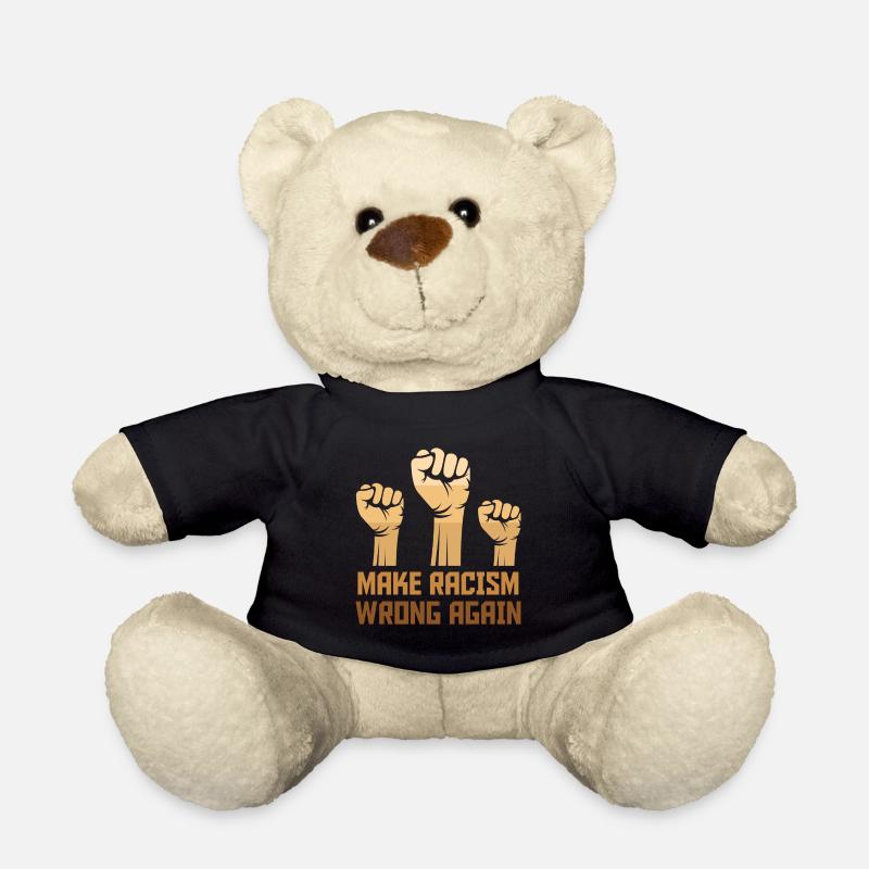 Black Make Racism Wrong Again - Teddy - Schwarz