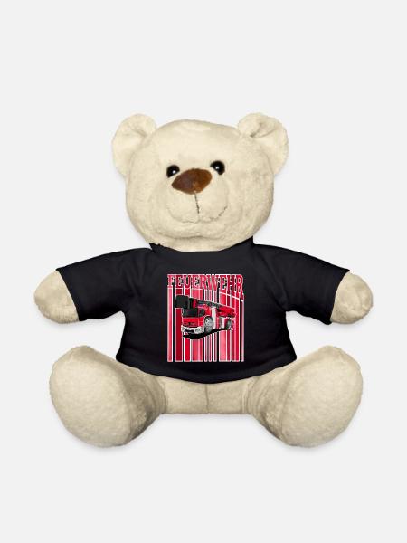 Feuerwehr - Teddy - Schwarz