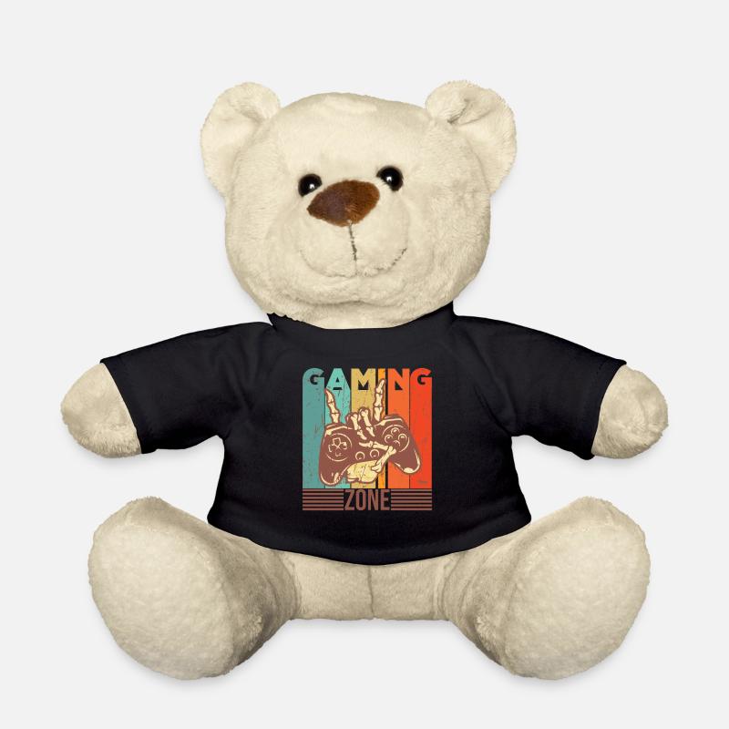 Funny saying Gaming Zone - Teddy Bear - black