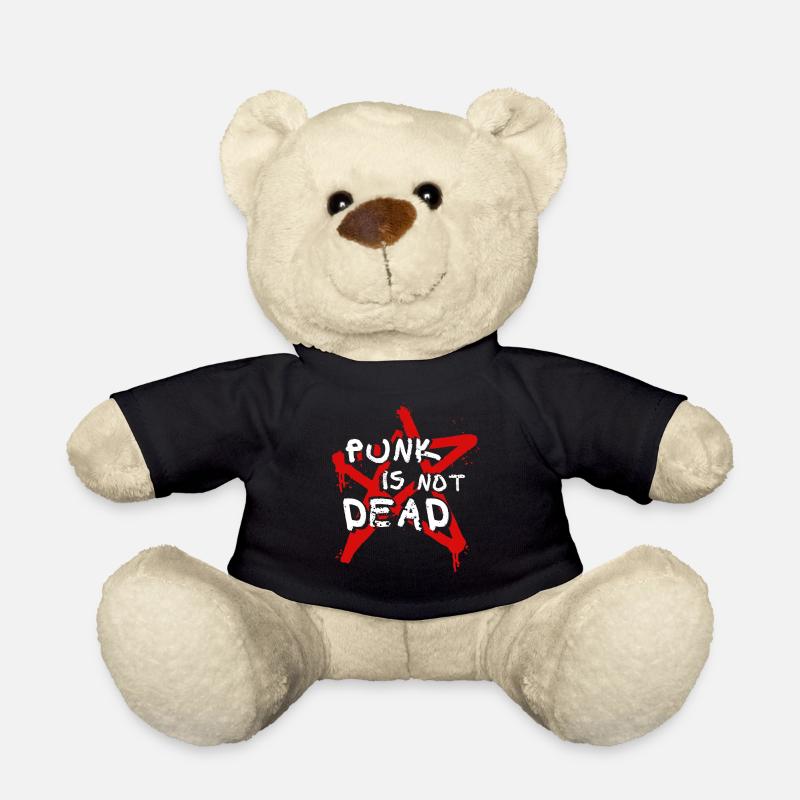 Punk Skinhead Rebellion Oi Geschenkidee Anarchist - Teddy - Schwarz