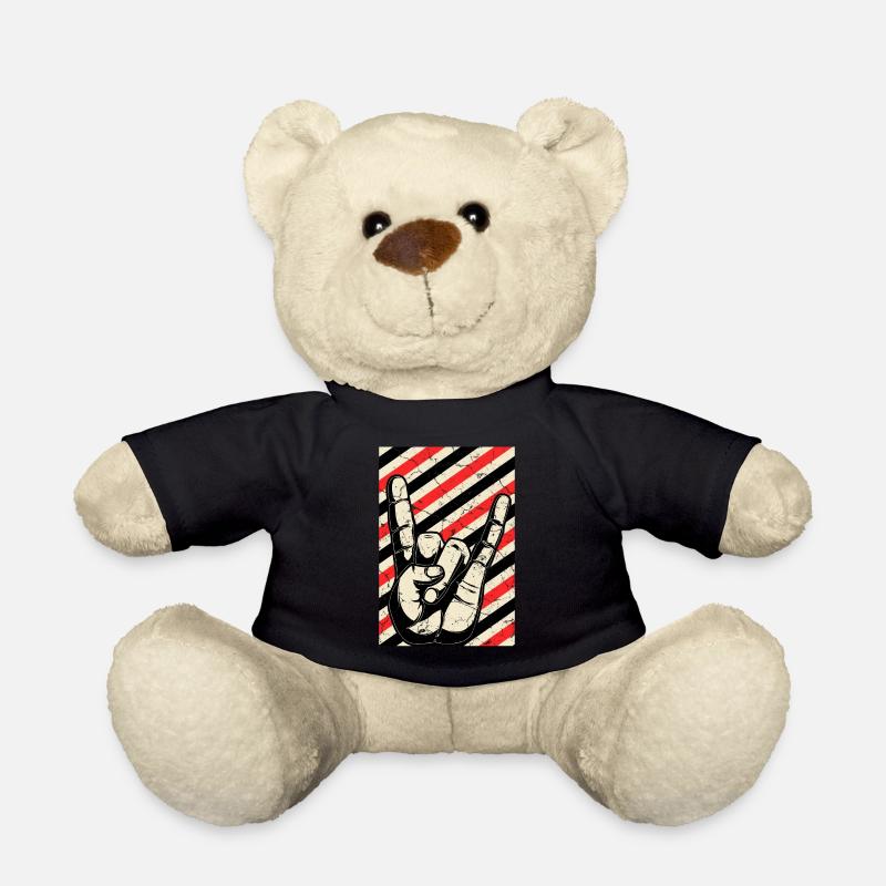 Vintage Punkrock Punks Punk - Teddy - Schwarz