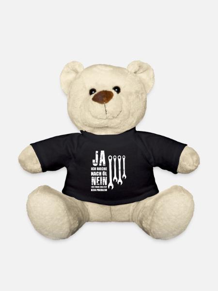 Kfz-Mechaniker Schrauber Mechatroniker Schrauben - Teddy - Schwarz