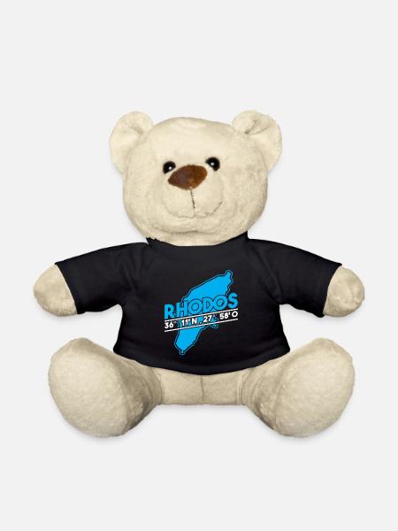 Rhodes cadeau Grèce - Nounours - noir