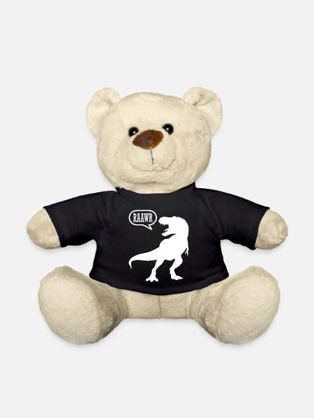 Dino Dinosaurier - Teddy - Schwarz