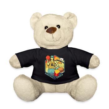 Basketball Pommes Burger Girls Basketball Court - Teddy Bear - black - Front