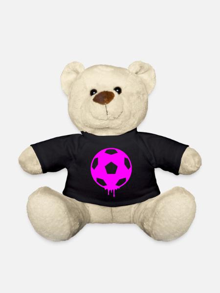 Frauenfußball - Teddy - Schwarz