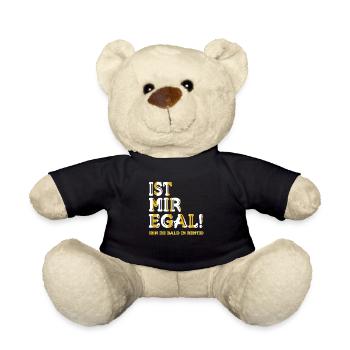 Ist mir Egal bin bald in Rente - Teddy - Schwarz - Vorne