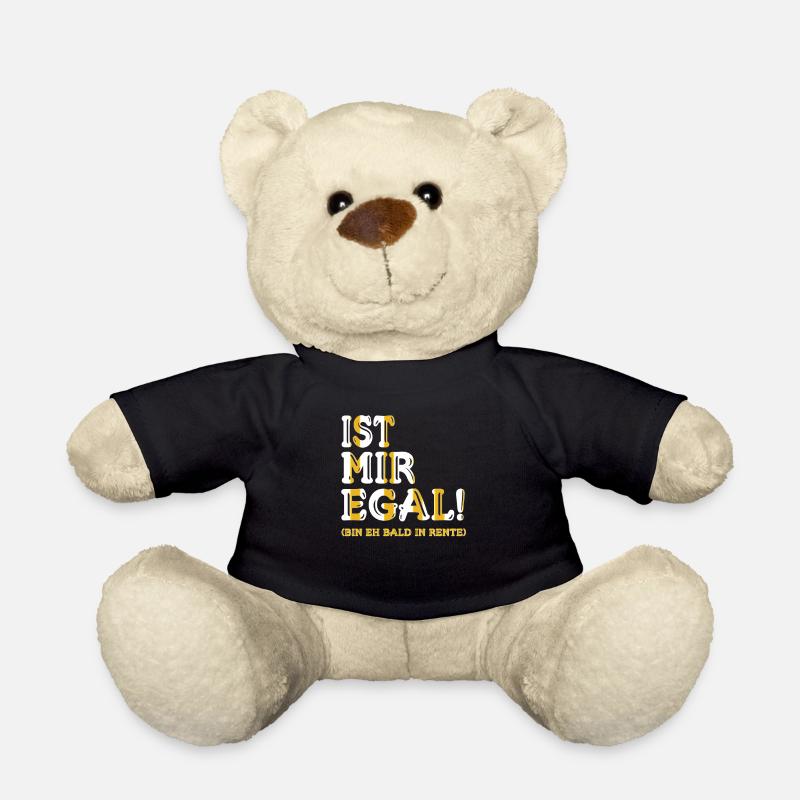 Ist mir Egal bin bald in Rente - Teddy - Schwarz