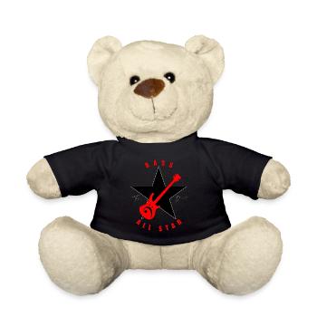 Bass Guitar - Guitar - ALL STAR - Bassplayer - Teddy Bear - black - Front
